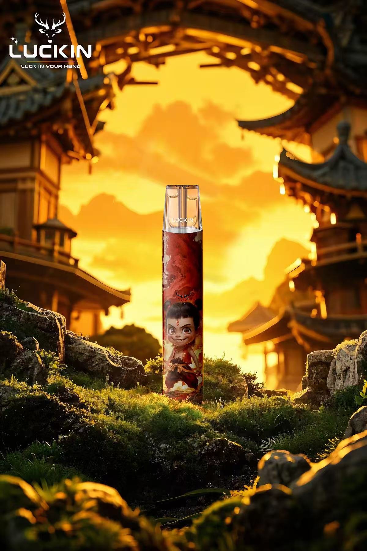 LUCKIN主機 限量版幸運煙桿 蠟筆小新 鬼小子 台灣現貨 711到付 4 LUCKIN 幸運主機
