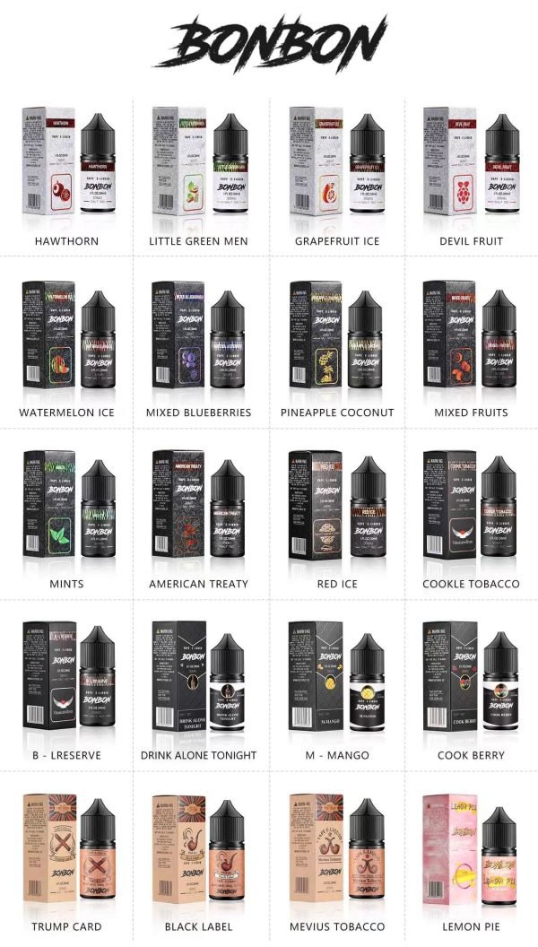 【小煙油】BONBON煙油 邦邦菸油 30ml/30mg 台灣現貨 711到付 2 BONBON小煙油