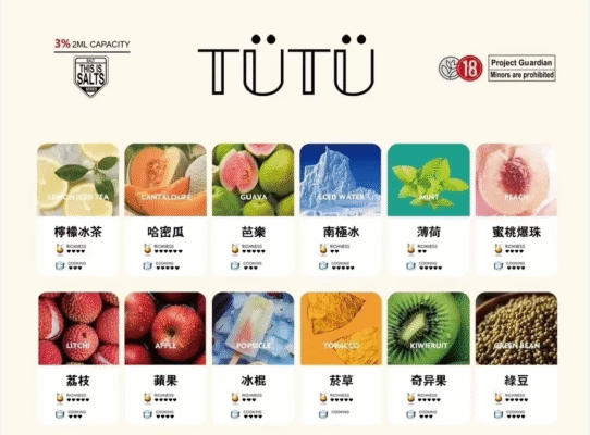 Tutu煙彈 一代菸彈 通配悅刻Relx SP2S LANA一代主機 711到付 10 tut