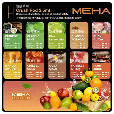 魅嗨煙彈/MEHA霧化彈(3顆裝)/通用一代主機系列/台灣現貨/711到付 14 Meha