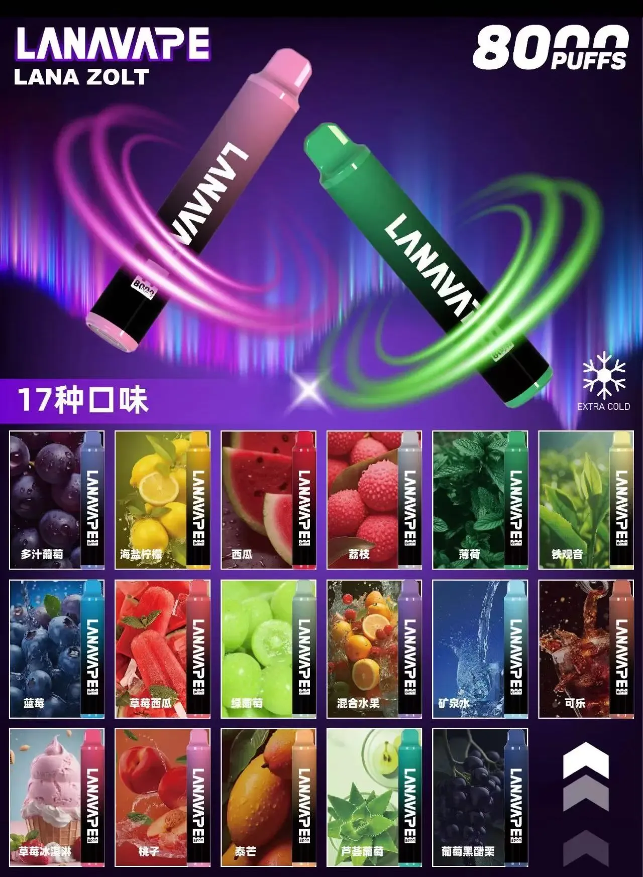 LANA 8000口拋棄式電子煙/LANA ZOLT 8000 PUFFS/台灣現貨/711到付 3 lana 8000