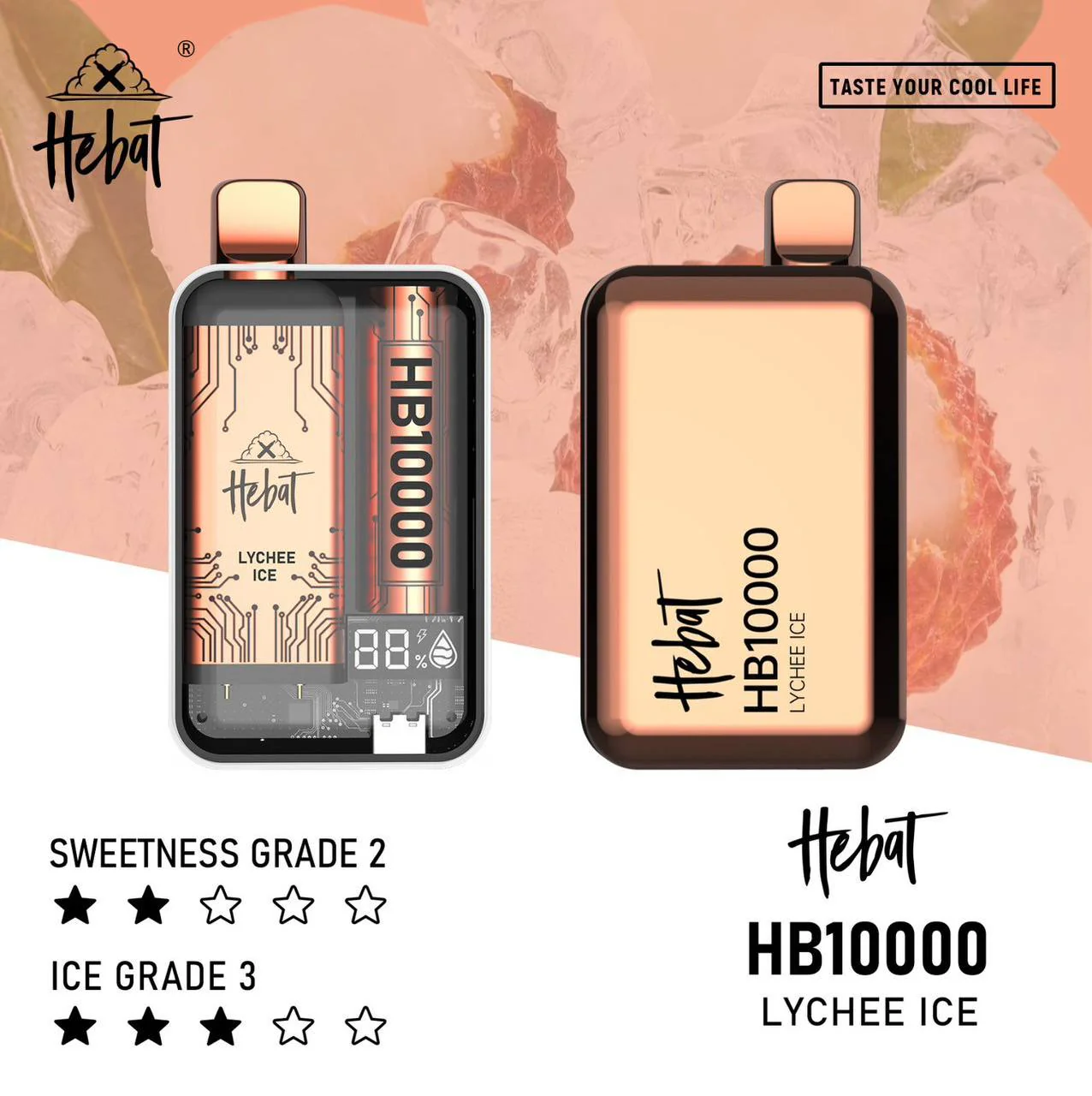 Hebat 喜貝 10000 puffs 超大容量/拋棄式電子菸/喜貝一次性電子煙/台灣現貨 711到付 3 Hebat 10000