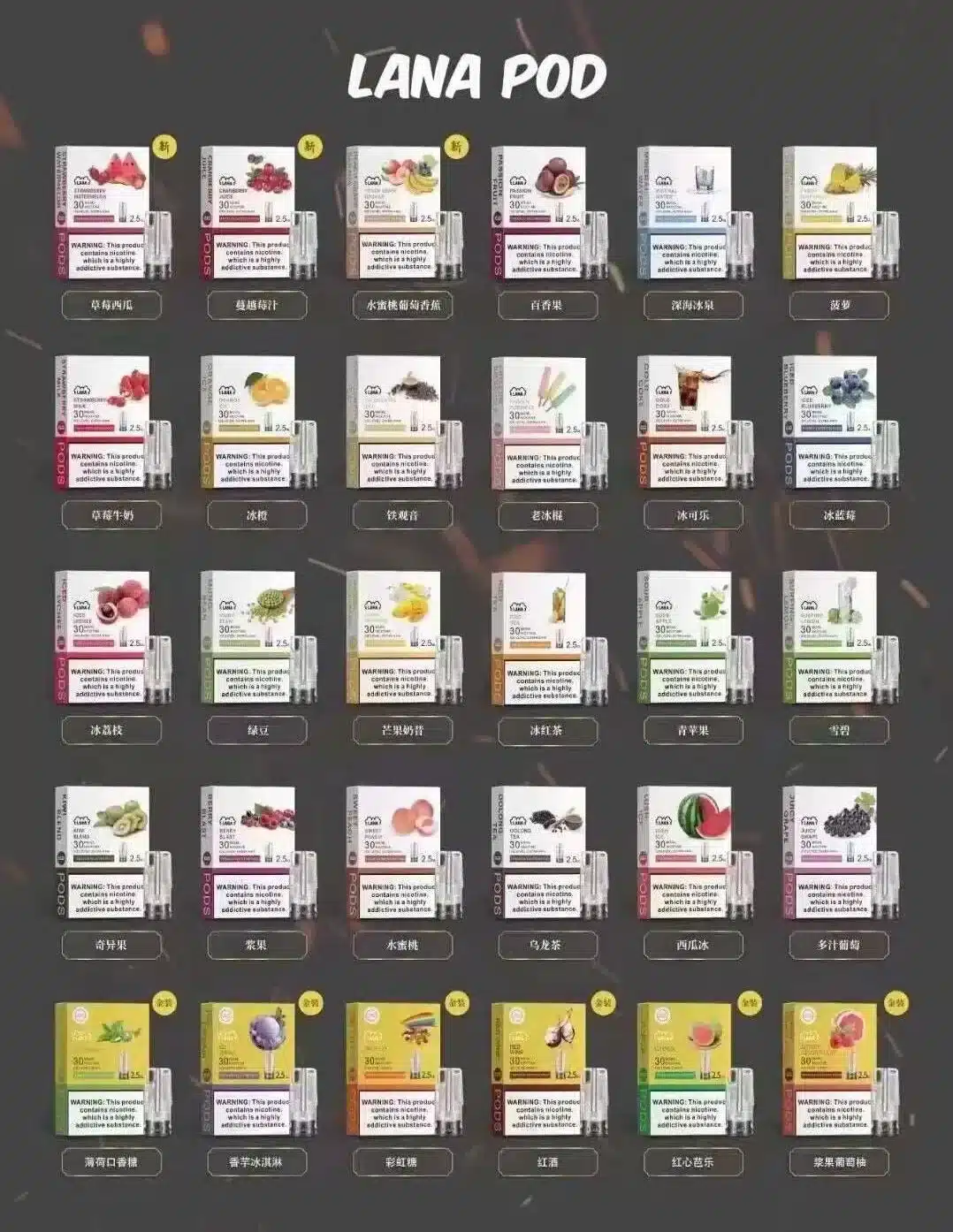 LANA煙彈什麼口味比較好? 2 LANA