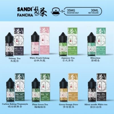 日本進口 SANDI FANCHA 梵茶菸油 30ML /35MG 小煙油 4 SANDI FANCHA 梵茶菸油